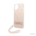 Guess 4G Print Cord - Etui ze smyczką iPhone 14 (różowy)