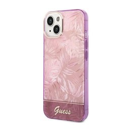 Guess Jungle Case - Etui iPhone 14 Plus (Różowy)