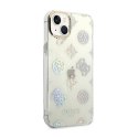 Guess Peony Glitter Case - Etui iPhone 14 Plus (Przezroczysty)