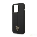 Guess Silicone Triangle Logo - Etui iPhone 14 Pro Max (czarny)