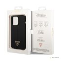 Guess Silicone Triangle Logo - Etui iPhone 14 Pro Max (czarny)