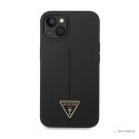 Guess Silicone Triangle Logo - Etui iPhone 14 (czarny)