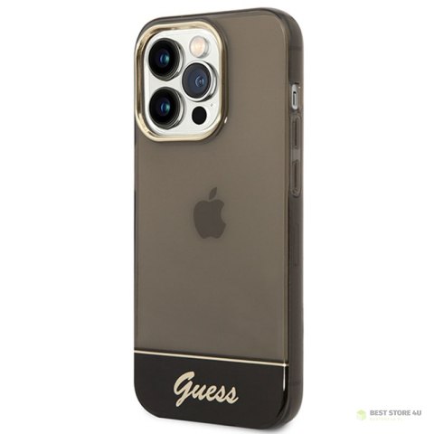 Guess Translucent - Etui iPhone 14 Pro Max (czarny) Guess Translucent - Etui iPhone 14 Pro Max (czarny)