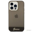 Guess Translucent - Etui iPhone 14 Pro (czarny)