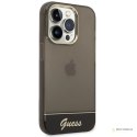 Guess Translucent - Etui iPhone 14 Pro (czarny)