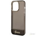 Guess Translucent - Etui iPhone 14 Pro (czarny)