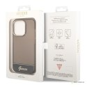 Guess Translucent - Etui iPhone 14 Pro (czarny)