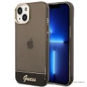 Guess Translucent - Etui iPhone 14 (czarny)