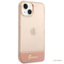 Guess Translucent - Etui iPhone 14 (rózowy)