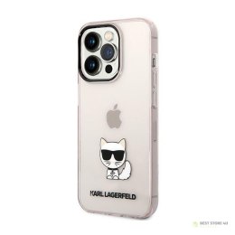 Karl Lagerfeld Choupette Body - Etui iPhone 14 Pro Max (różowy)