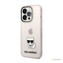 Karl Lagerfeld Choupette Body - Etui iPhone 14 Pro (różowy)