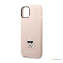 Karl Lagerfeld Choupette Body - Etui iPhone 14 (jasnoróżowy)