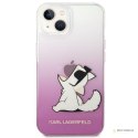 Karl Lagerfeld Choupette Fun Sunglasses - Etui iPhone 14 Plus (różowy)