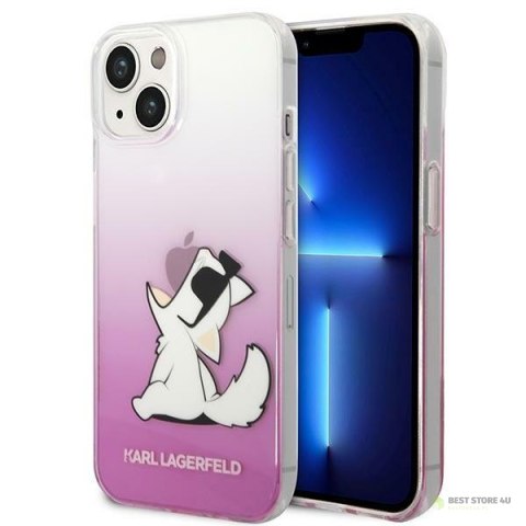 Karl Lagerfeld Choupette Fun Sunglasses - Etui iPhone 14 (różowy)