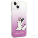 Karl Lagerfeld Choupette Fun Sunglasses - Etui iPhone 14 (różowy)