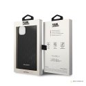 Karl Lagerfeld Saffiano Mono Metal Logo - Etui iPhone 14 (czarny)