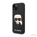 Karl Lagerfeld Silicone Ikonik Karl`s Head - Etui iPhone 14 Plus (czarny)