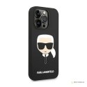 Karl Lagerfeld Silicone Ikonik Karl`s Head - Etui iPhone 14 Pro Max (czarny)