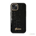 Guess Croco Collection - Etui iPhone 14 (czarny)