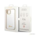 Guess Croco Collection - Etui iPhone 14 (srebrny)