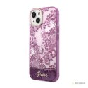 Guess Porcelain Collection - Etui iPhone 14 Plus (fuksja)