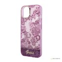 Guess Porcelain Collection - Etui iPhone 14 Plus (fuksja)