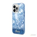 Guess Porcelain Collection - Etui iPhone 14 Pro Max (niebieski)