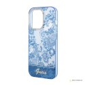 Guess Porcelain Collection - Etui iPhone 14 Pro Max (niebieski)