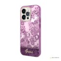 Guess Porcelain Collection - Etui iPhone 14 Pro (fuksja)