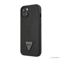 Guess Saffiano Triangle Logo Case - Etui iPhone 14 Plus (czarny)