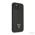 Guess Saffiano Triangle Logo Case - Etui iPhone 14 Plus (czarny)