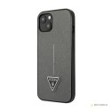 Guess Saffiano Triangle Logo Case - Etui iPhone 14 (srebrny)