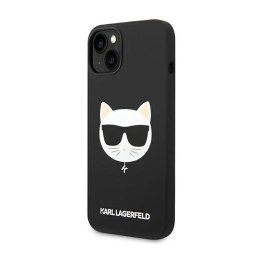 Karl Lagerfeld Choupette Head MagSafe Silicone - Etui iPhone 14 Plus (czarny)