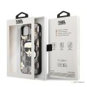 Karl Lagerfeld Iconic Karl Flower - Etui iPhone 13 Mini (szary)