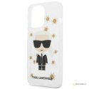 Karl Lagerfeld Iconic Karl Flower - Etui iPhone 13 Pro (przezroczysty)