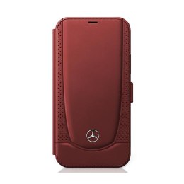 Mercedes Booktype Leather Urban Line - Etui iPhone 12 / iPhone 12 Pro (czerwony)