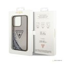 Guess Liquid Glitter Triangle Logo Case - Etui iPhone 14 Pro Max (czarny)