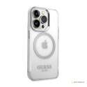 Guess Metal Outline MagSafe - Etui iPhone 14 Pro (przezroczysty)