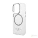 Guess Metal Outline MagSafe - Etui iPhone 14 Pro (przezroczysty)