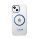 Guess Metal Outline Magsafe - Etui iPhone 14 Plus (przezroczysty)
