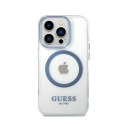 Guess Metal Outline Magsafe - Etui iPhone 14 Pro (przezroczysty)