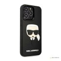 Karl Lagerfeld 3D Rubber Karl`s Head - Etui iPhone 14 Pro Max (czarny)