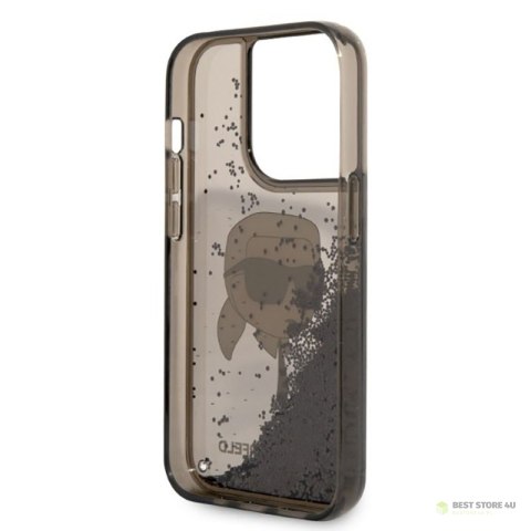 Karl Lagerfeld Liquid Glitter NFT Karl's Head - Etui iPhone 14 Pro (czarny) Karl Lagerfeld Liquid Glitter NFT Karl's Head - Etui iPhone 14 Pro (czarny)