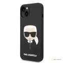 Karl Lagerfeld Silicone Ikonik Karl`s Head MagSafe - Etui iPhone 14 Plus (czarny)