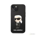 Karl Lagerfeld Silicone NFT Ikonik - Etui iPhone 14 Plus (czarny)