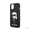 Karl Lagerfeld Silicone NFT Ikonik - Etui iPhone 14 Plus (czarny)