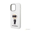 Karl Lagerfeld Silicone NFT Ikonik - Etui iPhone 14 Pro Max (biały)