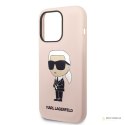 Karl Lagerfeld Silicone NFT Ikonik MagSafe - Etui iPhone 14 Pro Max (różowy)