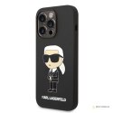 Karl Lagerfeld Silicone NFT Ikonik MagSafe - Etui iPhone 14 Pro (czarny)