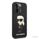 Karl Lagerfeld Silicone NFT Ikonik MagSafe - Etui iPhone 14 Pro (czarny)